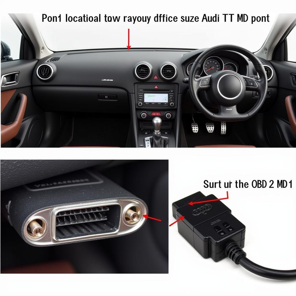 Audi TT Mk1 OBD2 Port Location