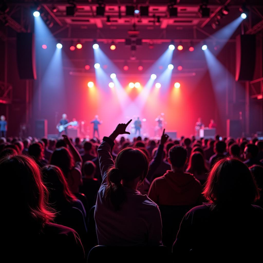 Audience Enjoying a Performance with Clear Views