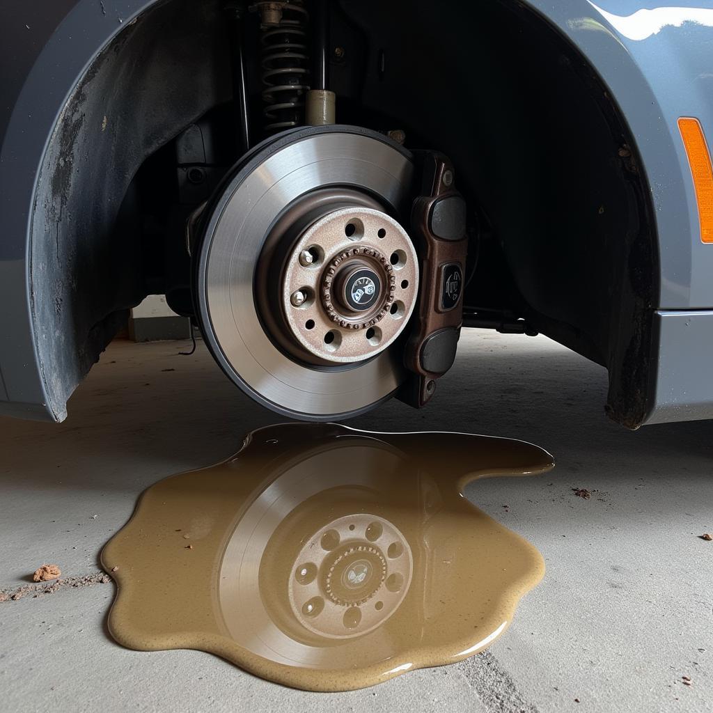 BMW 3 Series Brake Fluid Leak