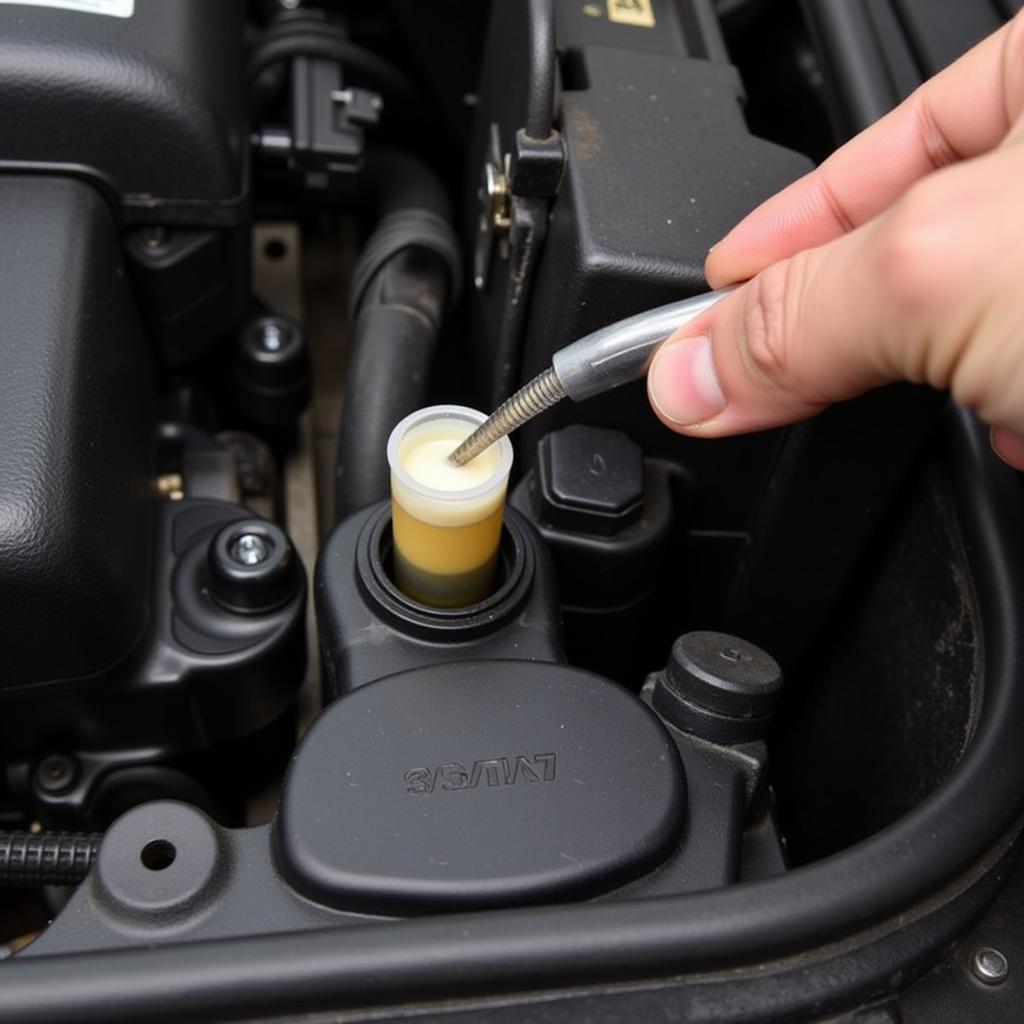 Checking the Brake Fluid on a BMW 328i