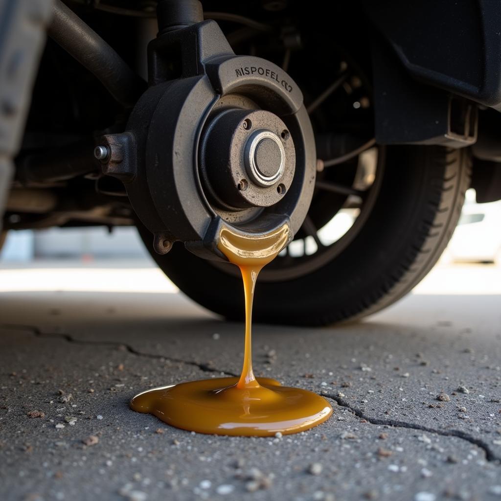 Detecting a Brake Fluid Leak in a BMW