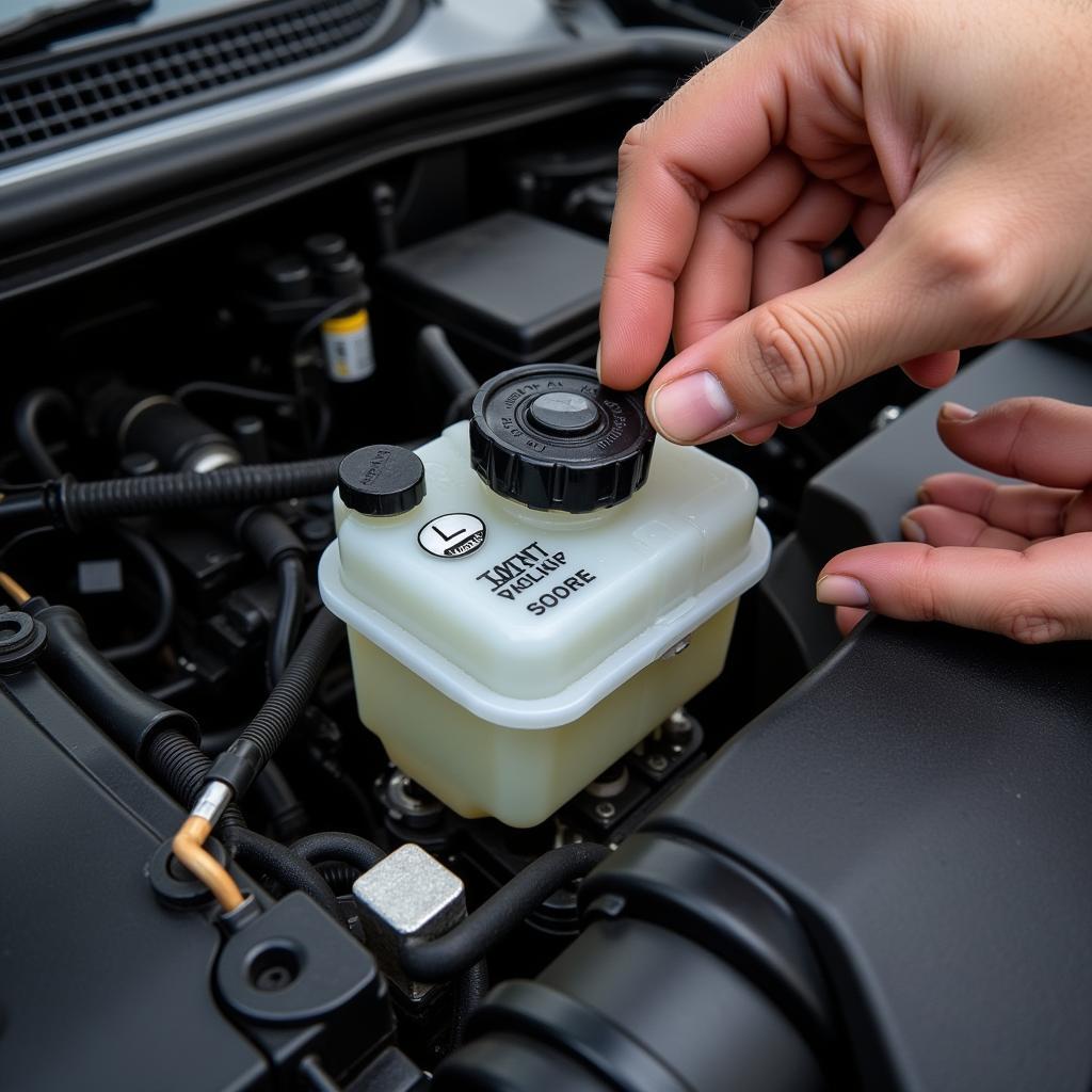 Checking BMW Brake Fluid Level