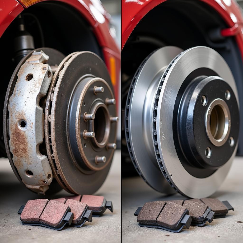 BMW brake pads and rotors