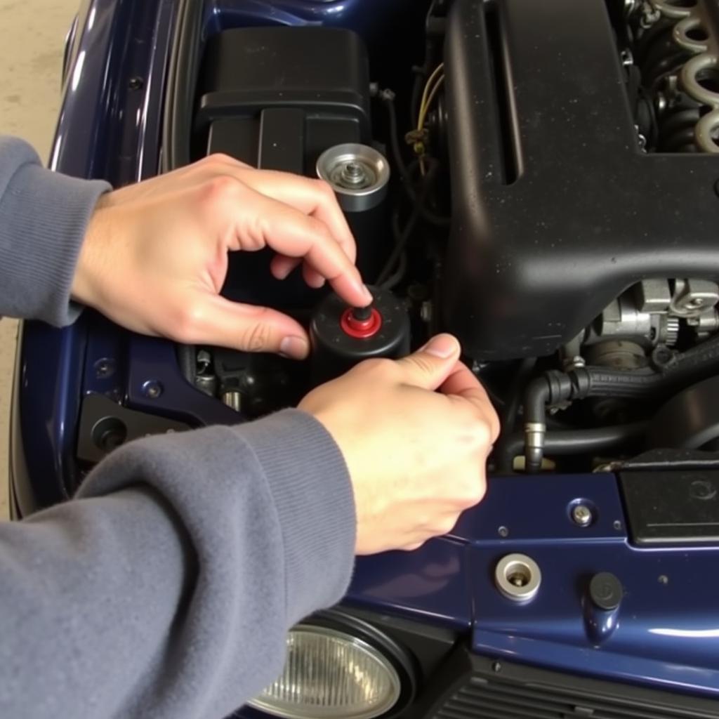 Checking BMW E30 Brake Fluid Level