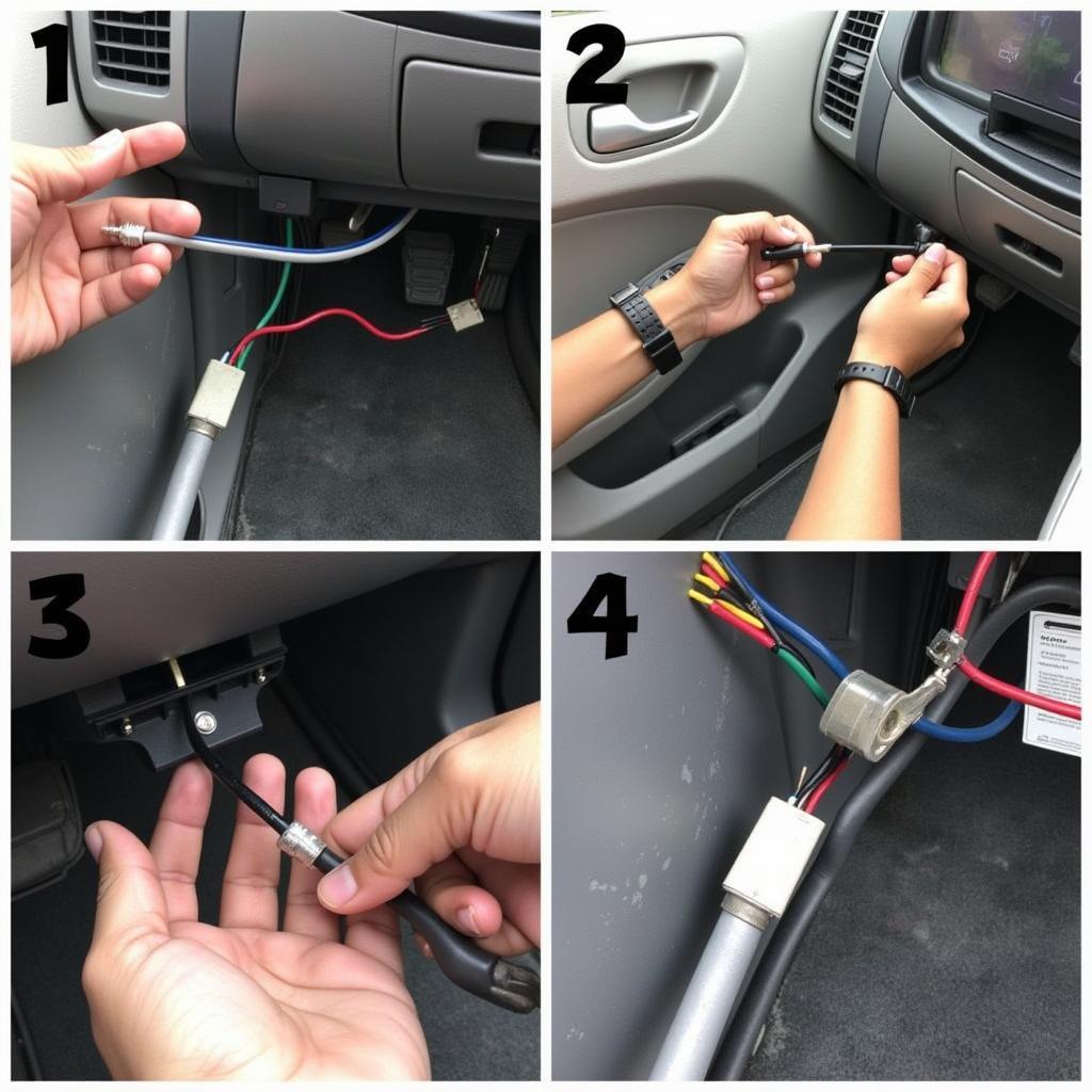 Inspecting BMW Seat Belt Wiring Underneath the Seat