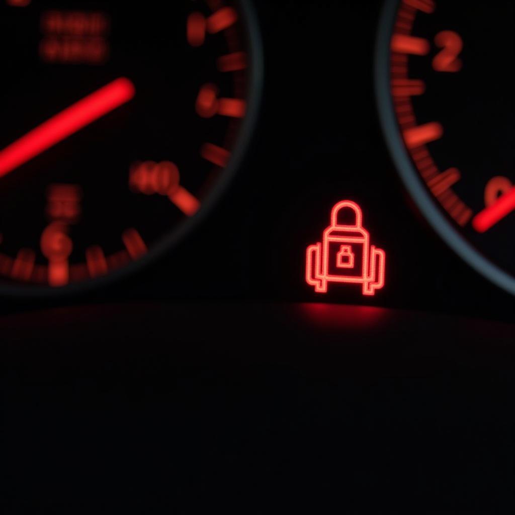 BMW Seat Lock Warning Light on Dashboard