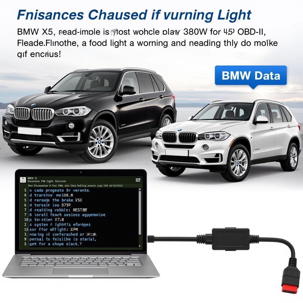 Performing a Diagnostic Scan on a BMW X5 Using Specialized Software