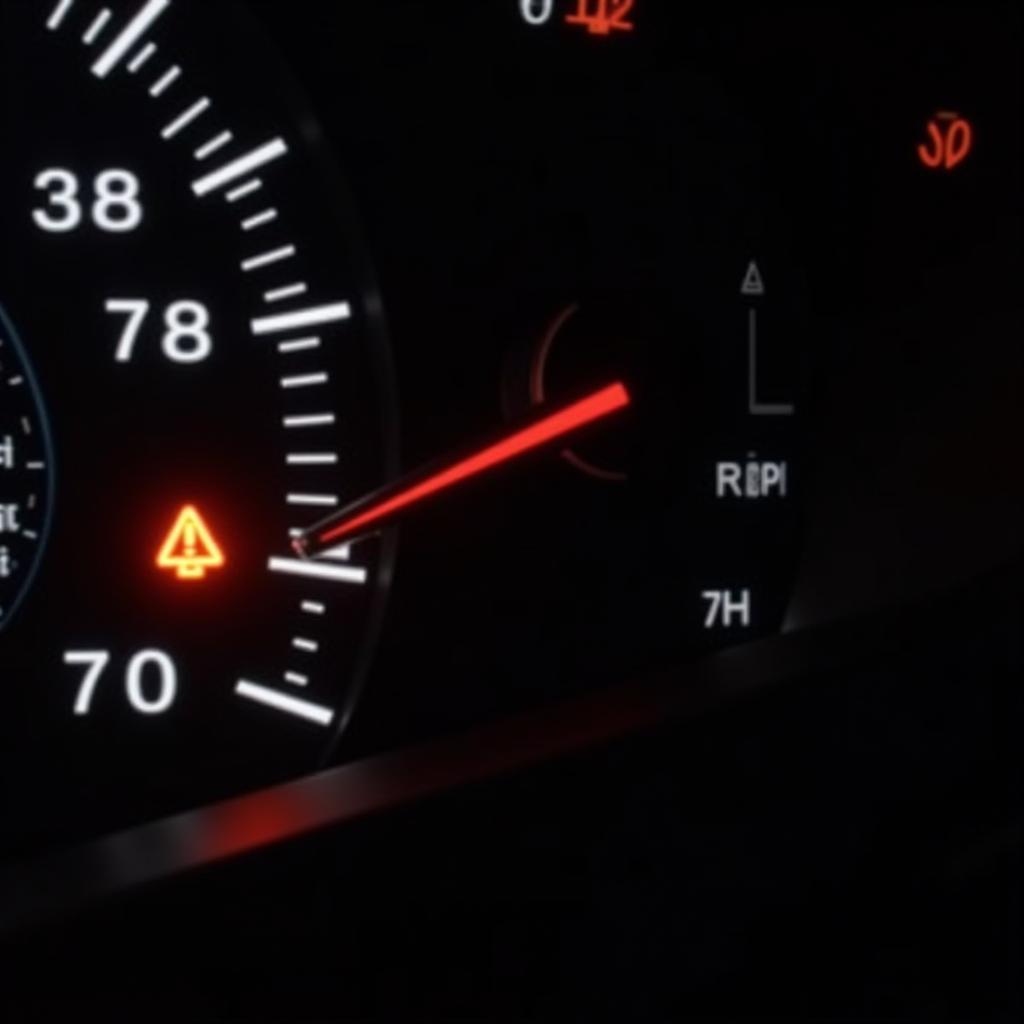 Brake Actuation Warning Light on Dashboard