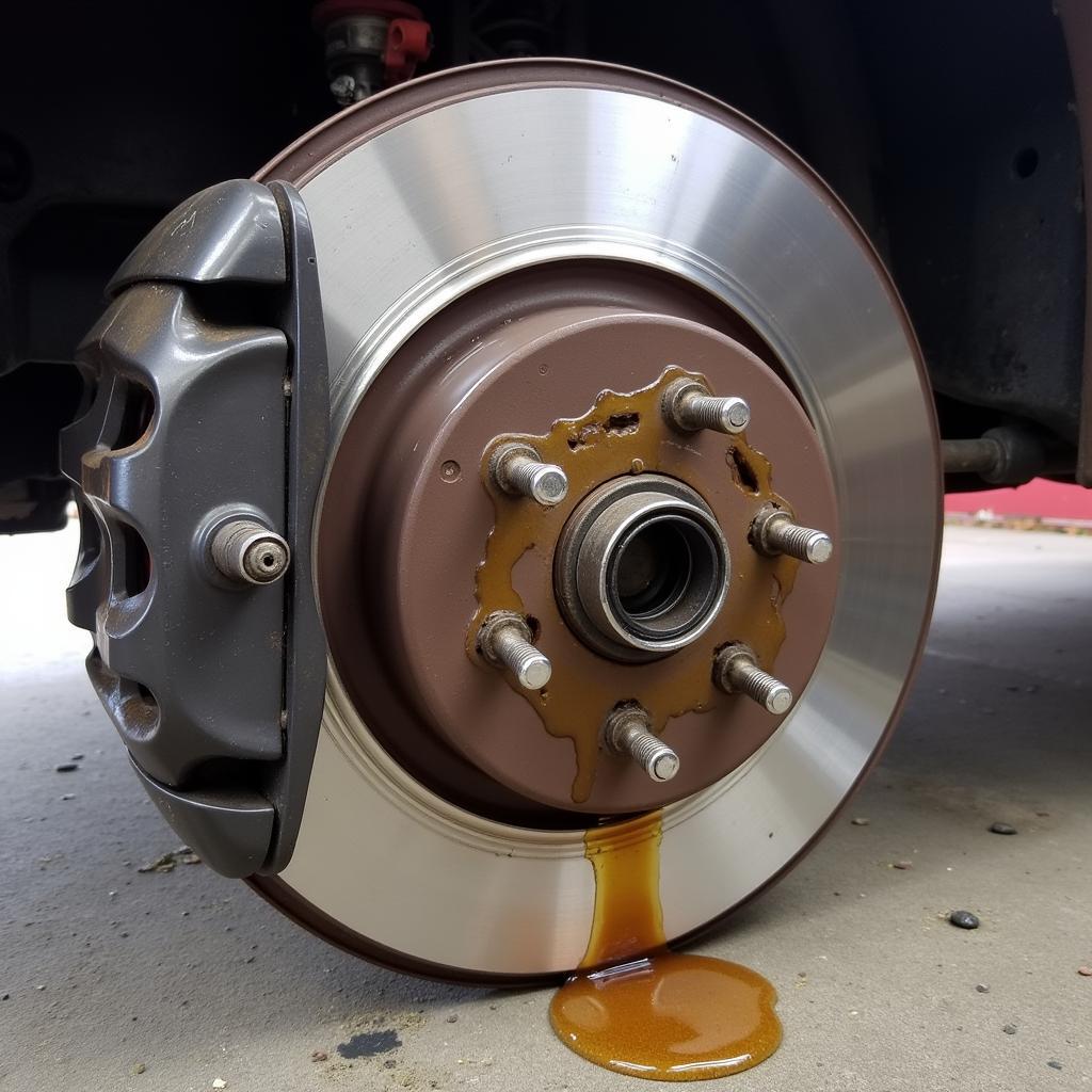 Brake Fluid Leak on Caliper