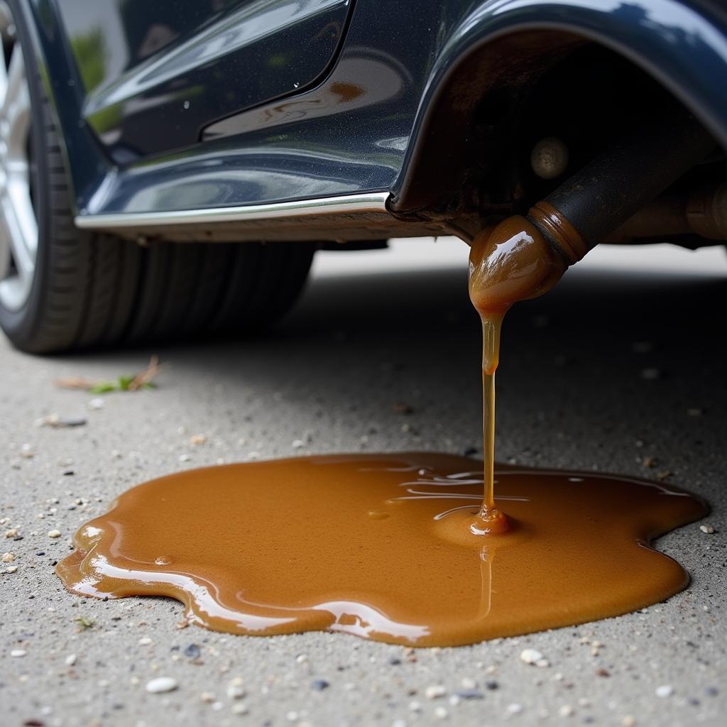 Brake Fluid Leak Under a Mercedes