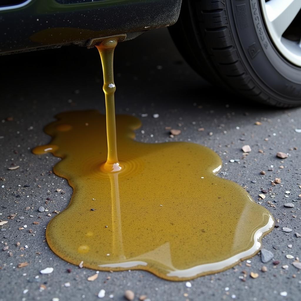 Brake Fluid Leak Under Car