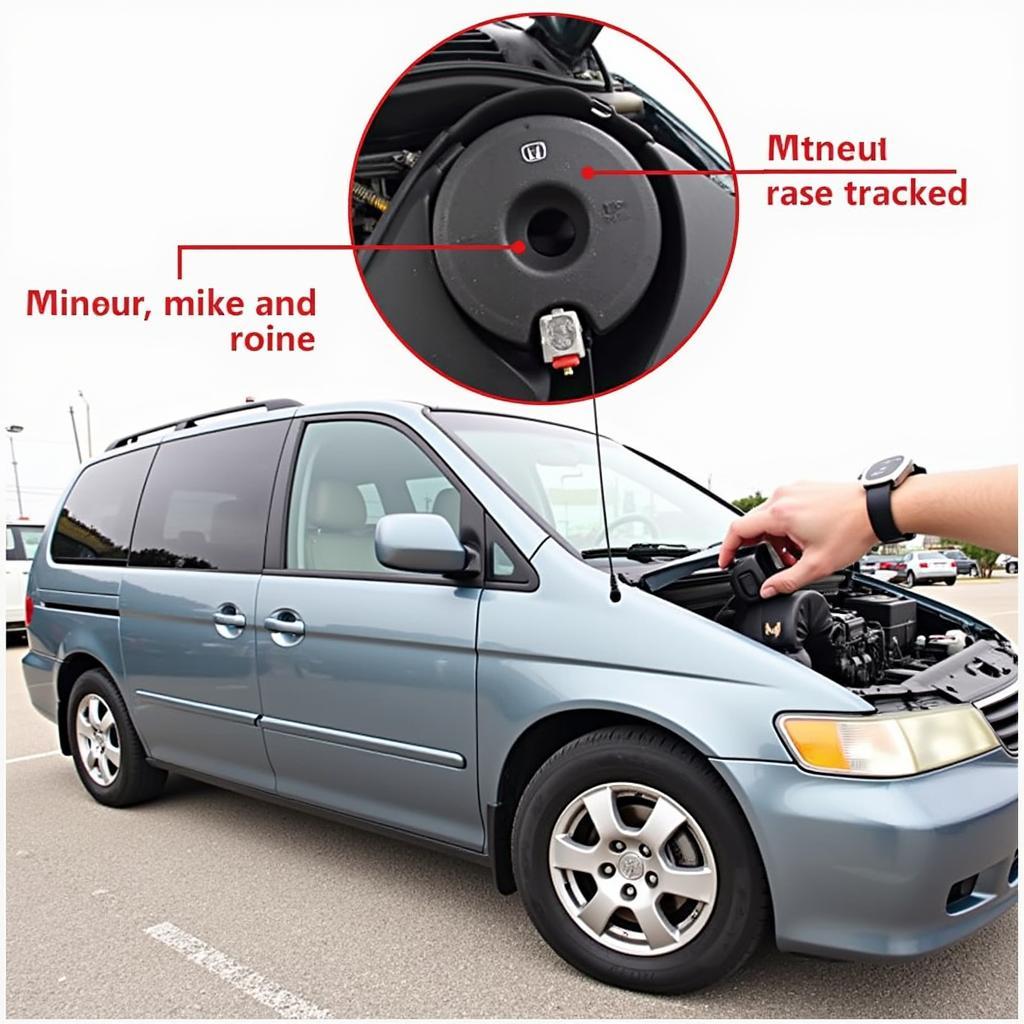 Checking Brake Fluid Level in a 2003 Honda Odyssey