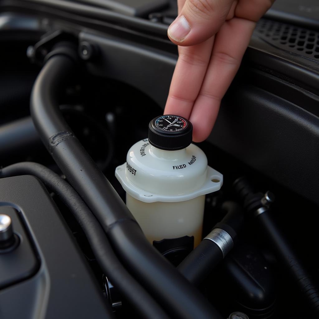 Checking Brake Fluid Reservoir