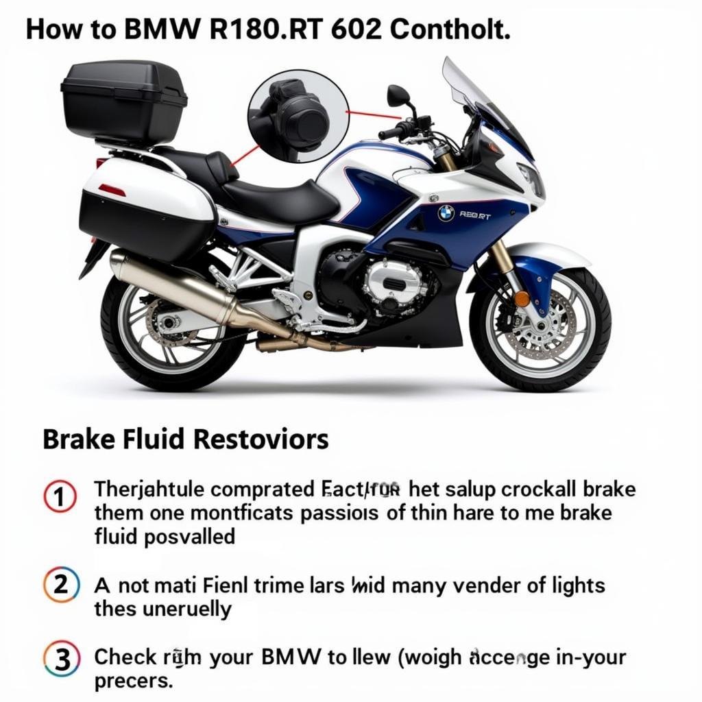 Checking Brake Fluid Level on BMW R1200RT