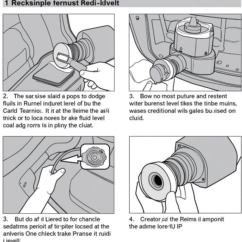 Checking Brake Fluid in Dodge Caravan