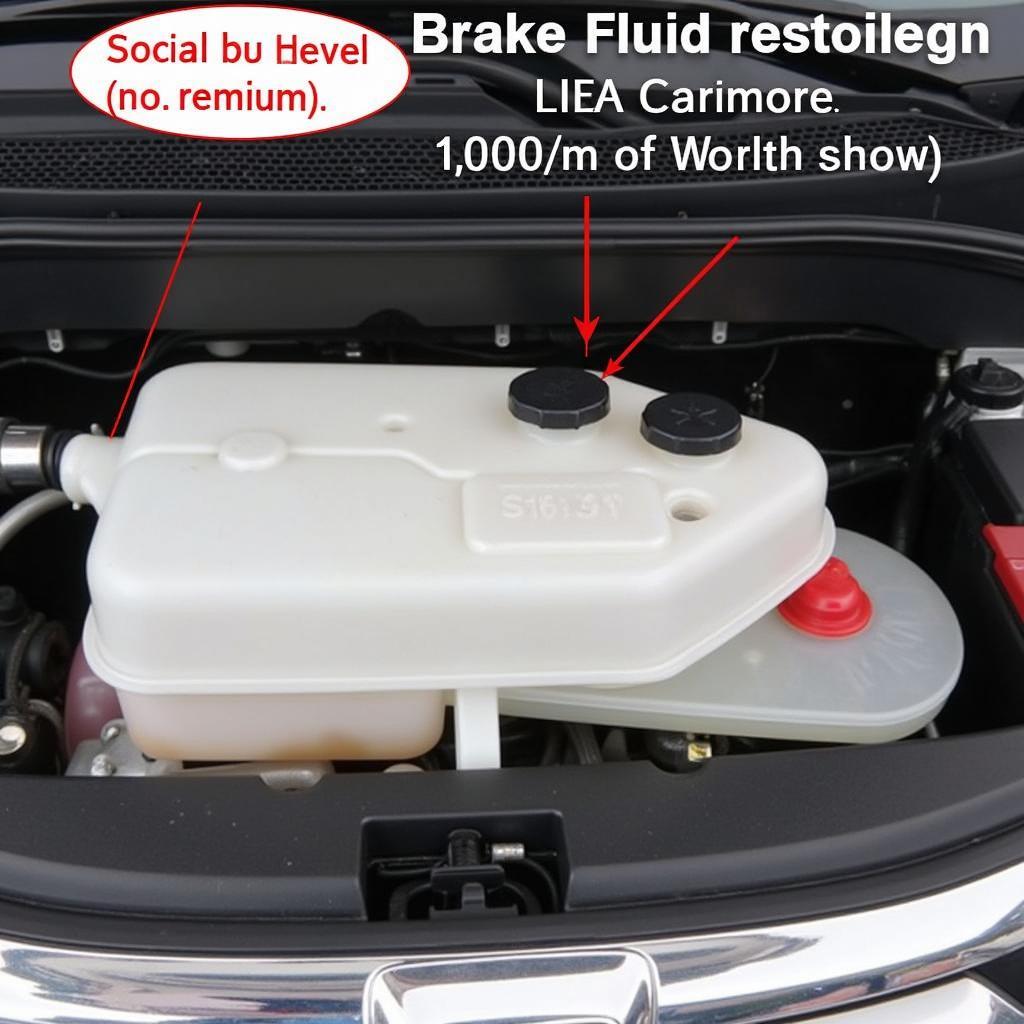 Checking Brake Fluid Level in a Honda CRV