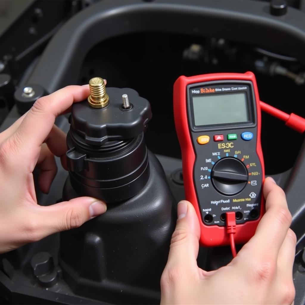 Inspecting the Brake Fluid Sensor