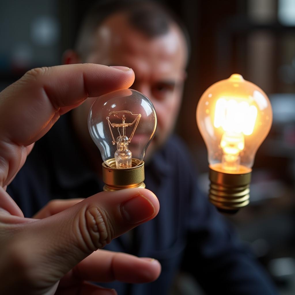 Burnt-Out Brake Light Bulb