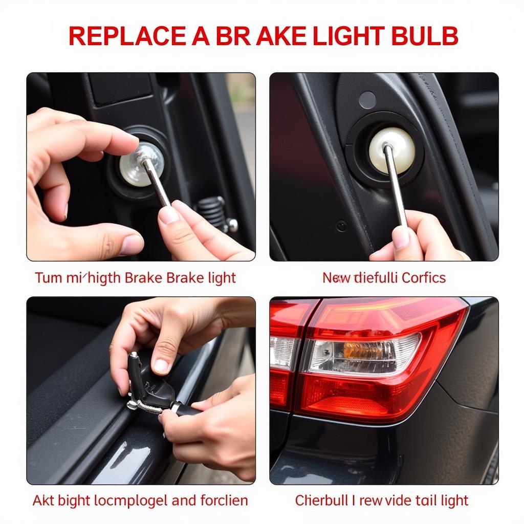 Replacing a Brake Light Bulb