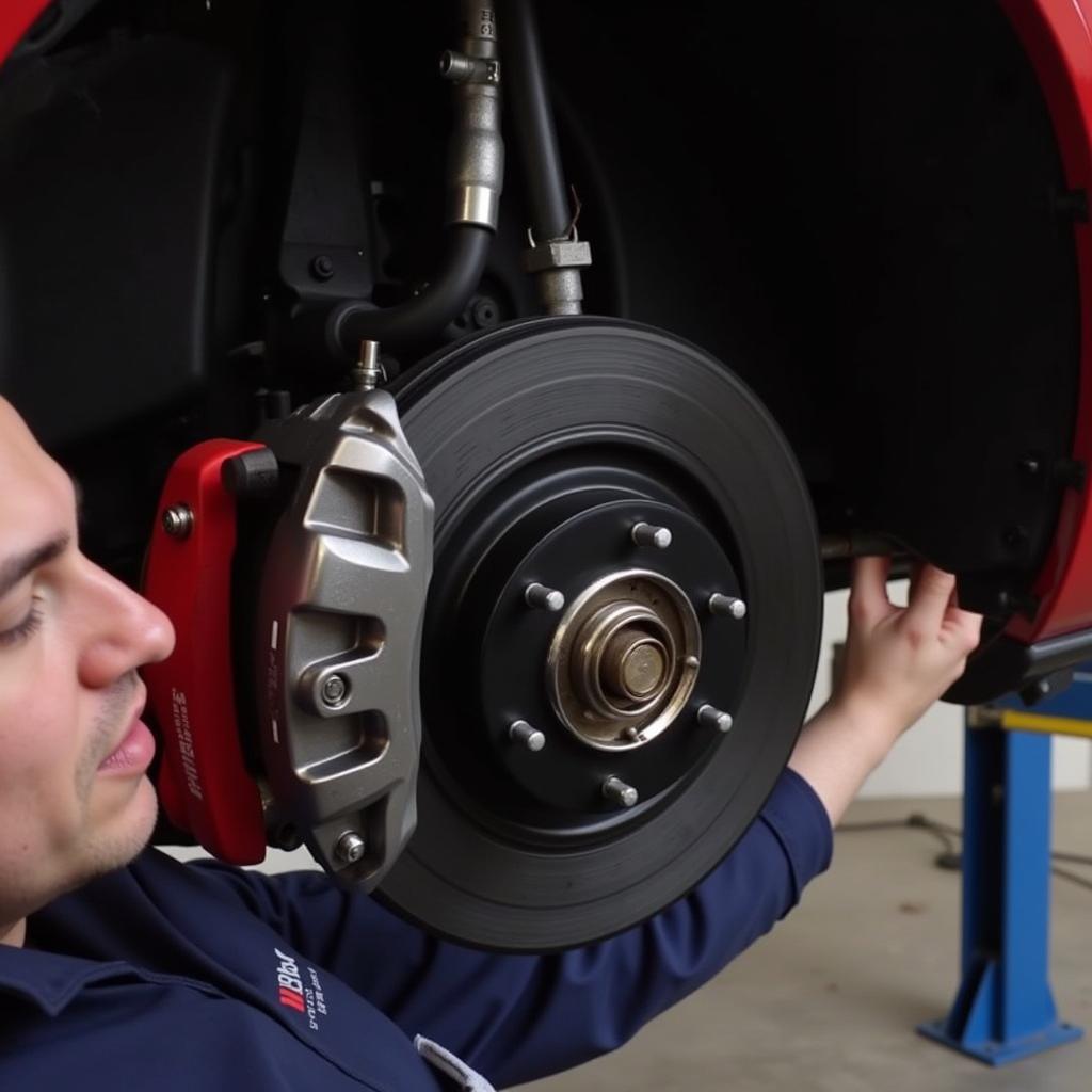 Inspecting Brake Lines for Leaks