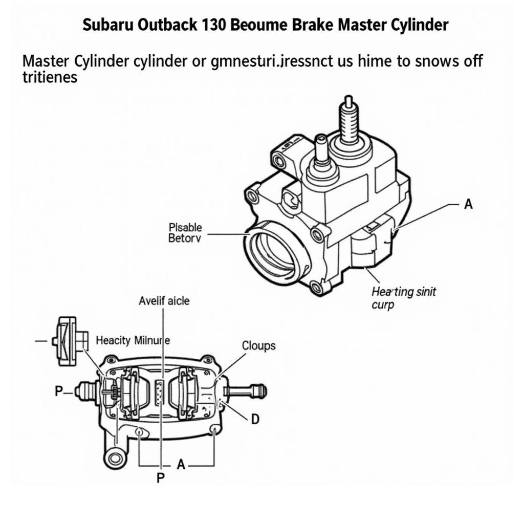 Brake Master Cylinder Subaru Outback