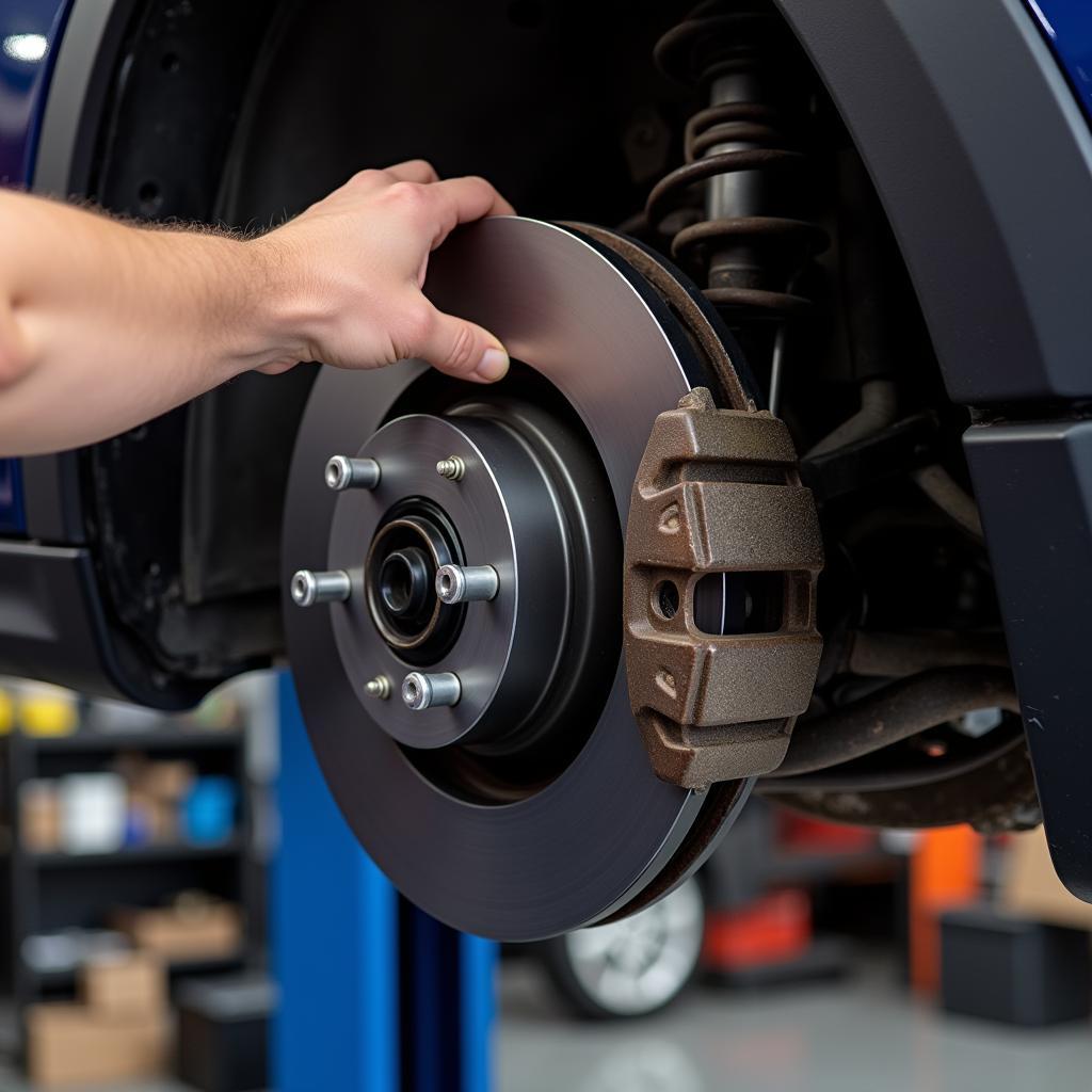 Mini Cooper Brake Pad Inspection