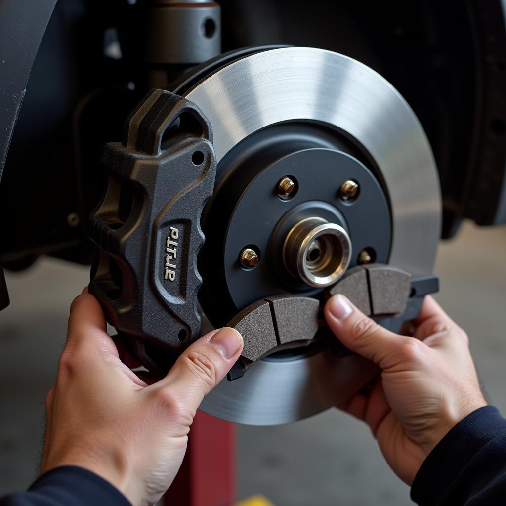 Inspecting Brake Pads