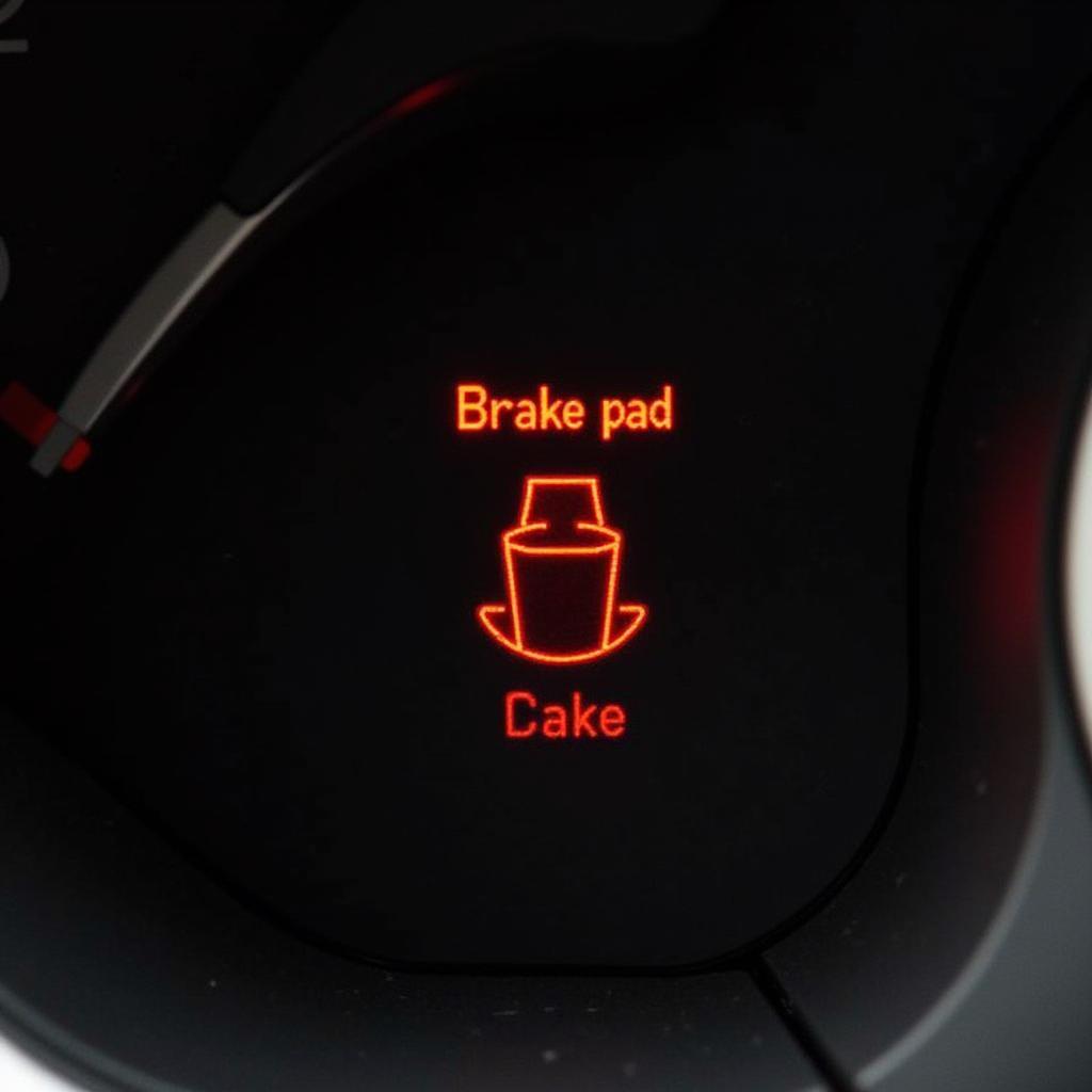 2012 Mercedes-Benz C300 Brake Pad Warning Light