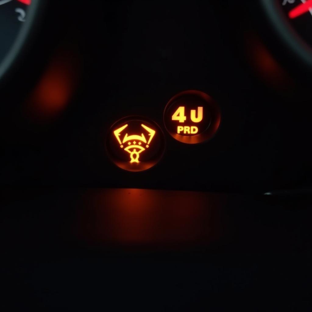 Brake Pad Warning Light on Dashboard