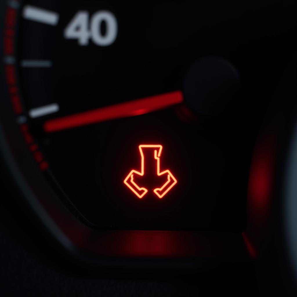 Brake Pad Warning Light on Dashboard