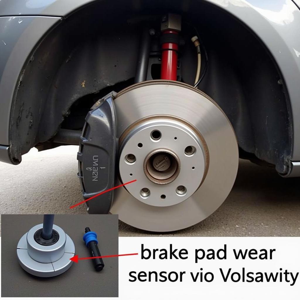 Brake Pad Wear Sensor Location