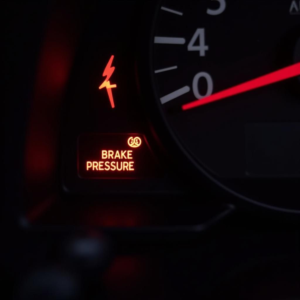 Brake Pressure Warning Light on Dashboard