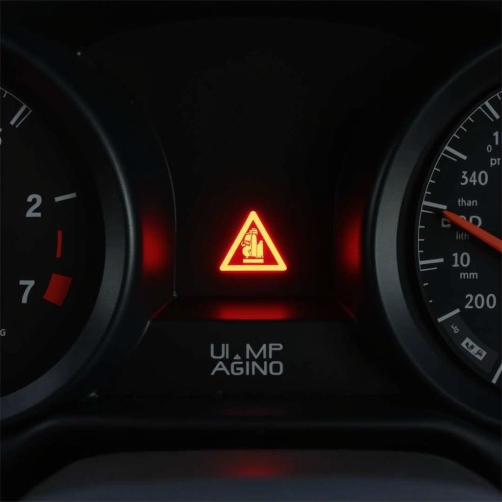 2007 International 4300 Brake Pressure Warning Light Dashboard