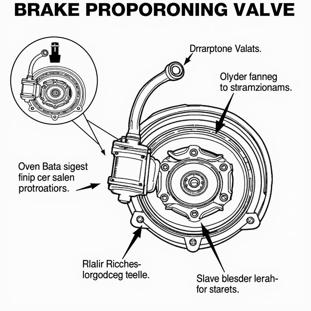 Close-up of a Brake Proportioning Valve