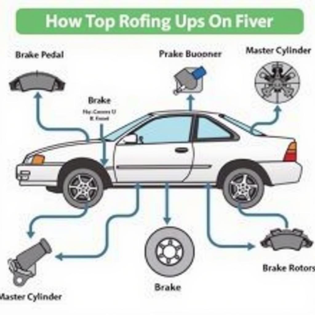 Car Brake System Components Diagram