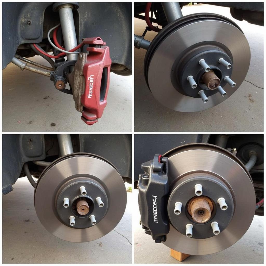 Inspecting Brake System Components in a 1983 Mercedes 300D