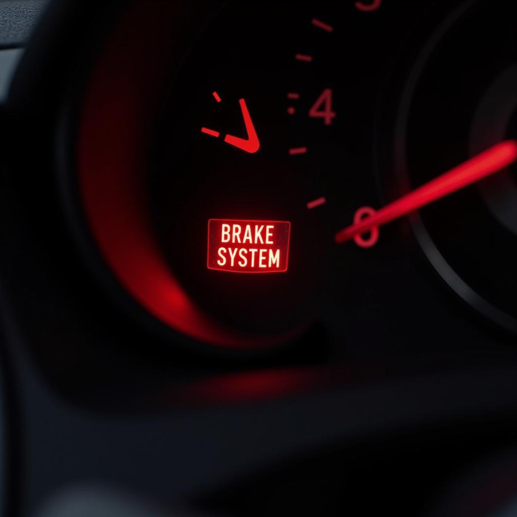 Brake Warning Light on Dashboard