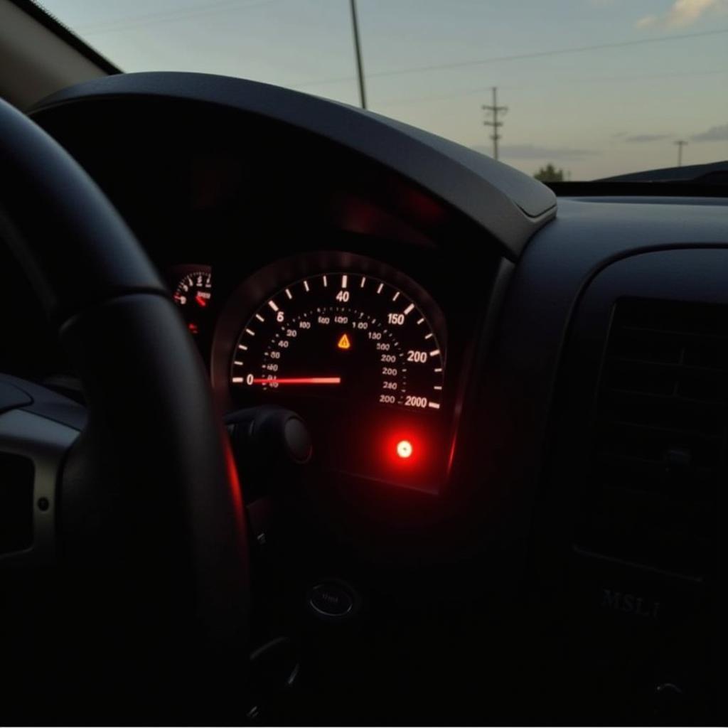 2008 Nissan Frontier Brake Warning Light Dashboard