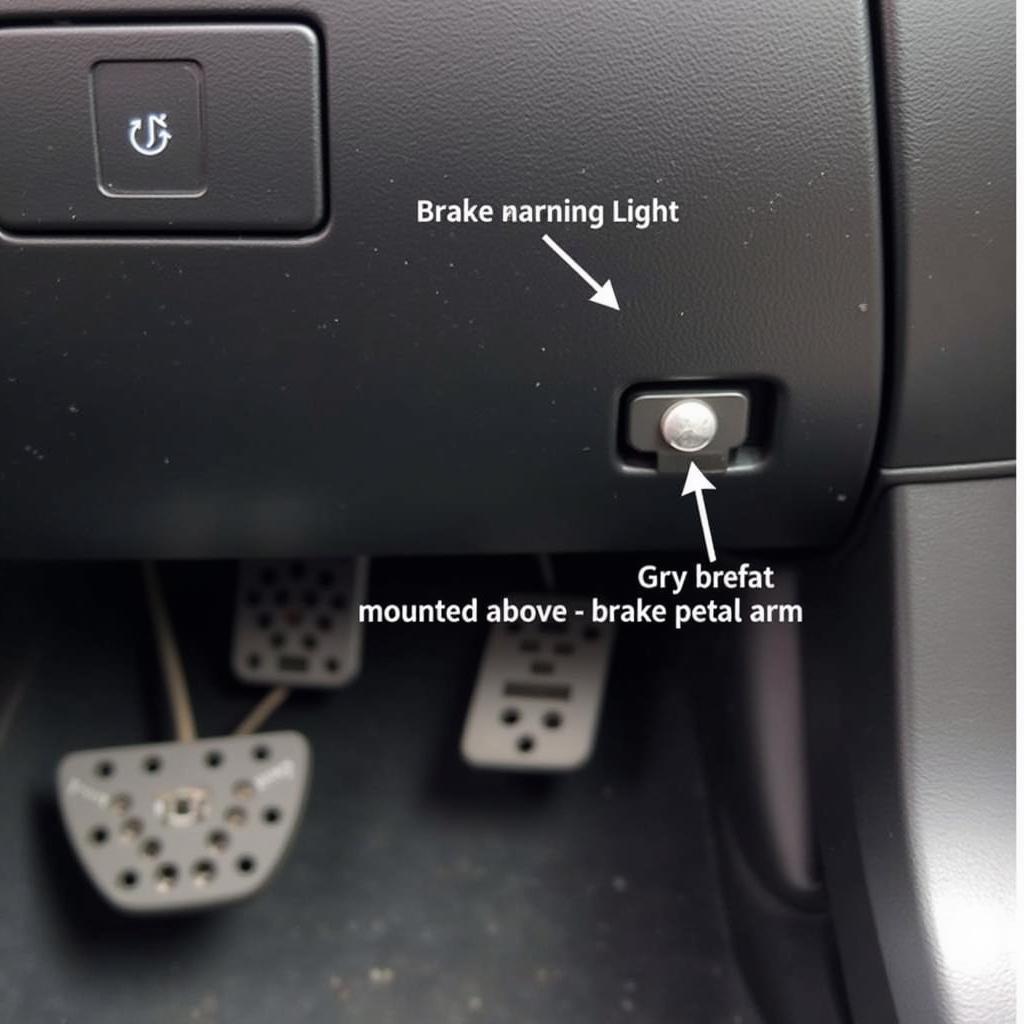  Location of Brake Warning Light Switch in Mustang