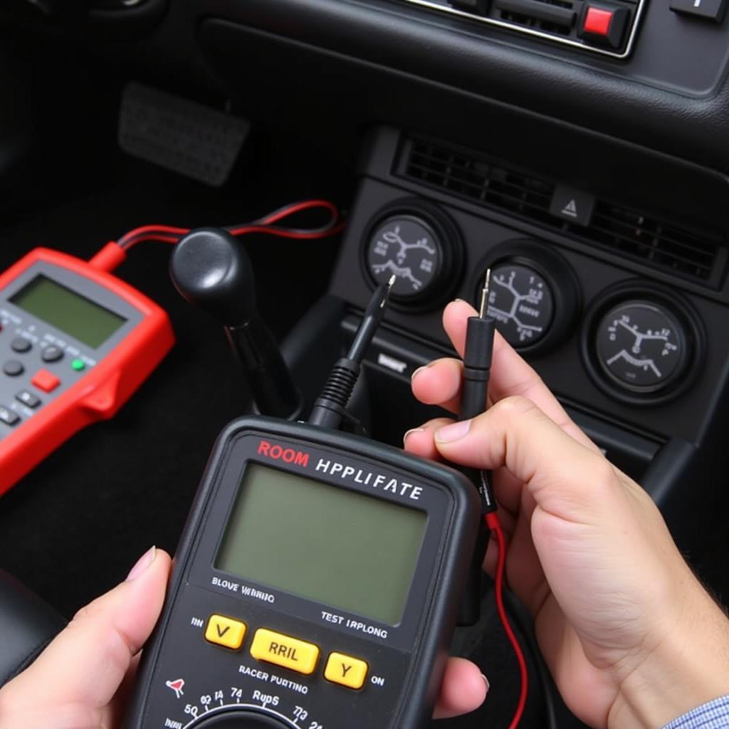 Testing C4 Corvette Brake Warning Switch with Multimeter