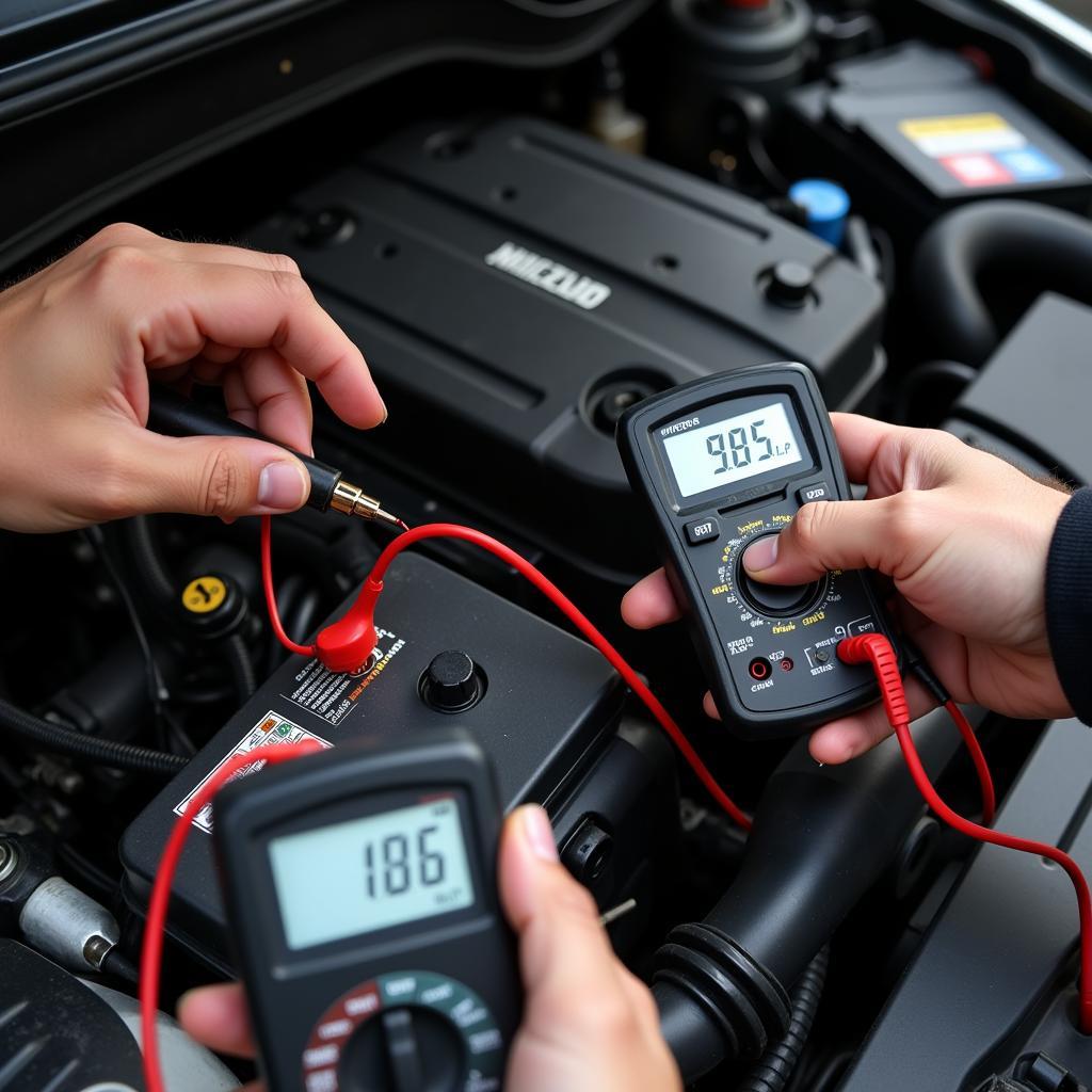 Testing a Car Battery