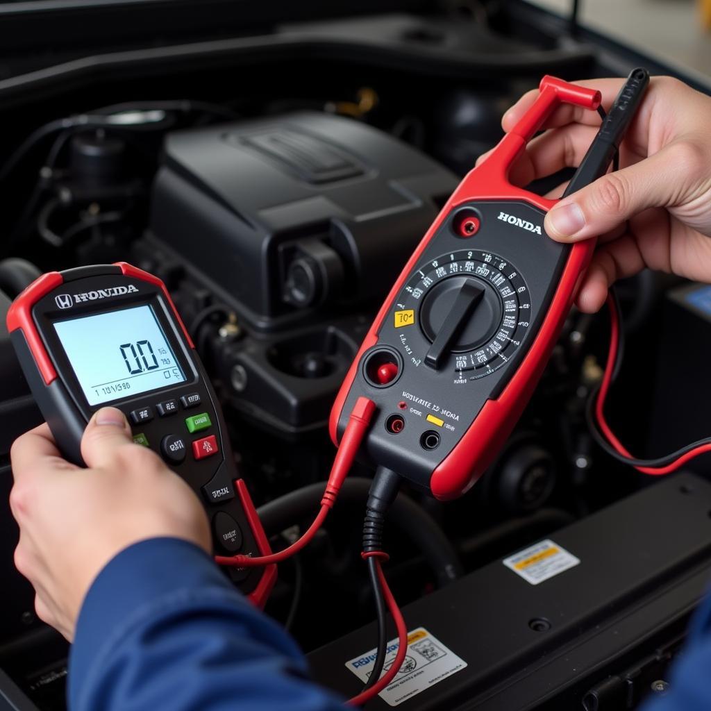 Car Battery Voltage Test