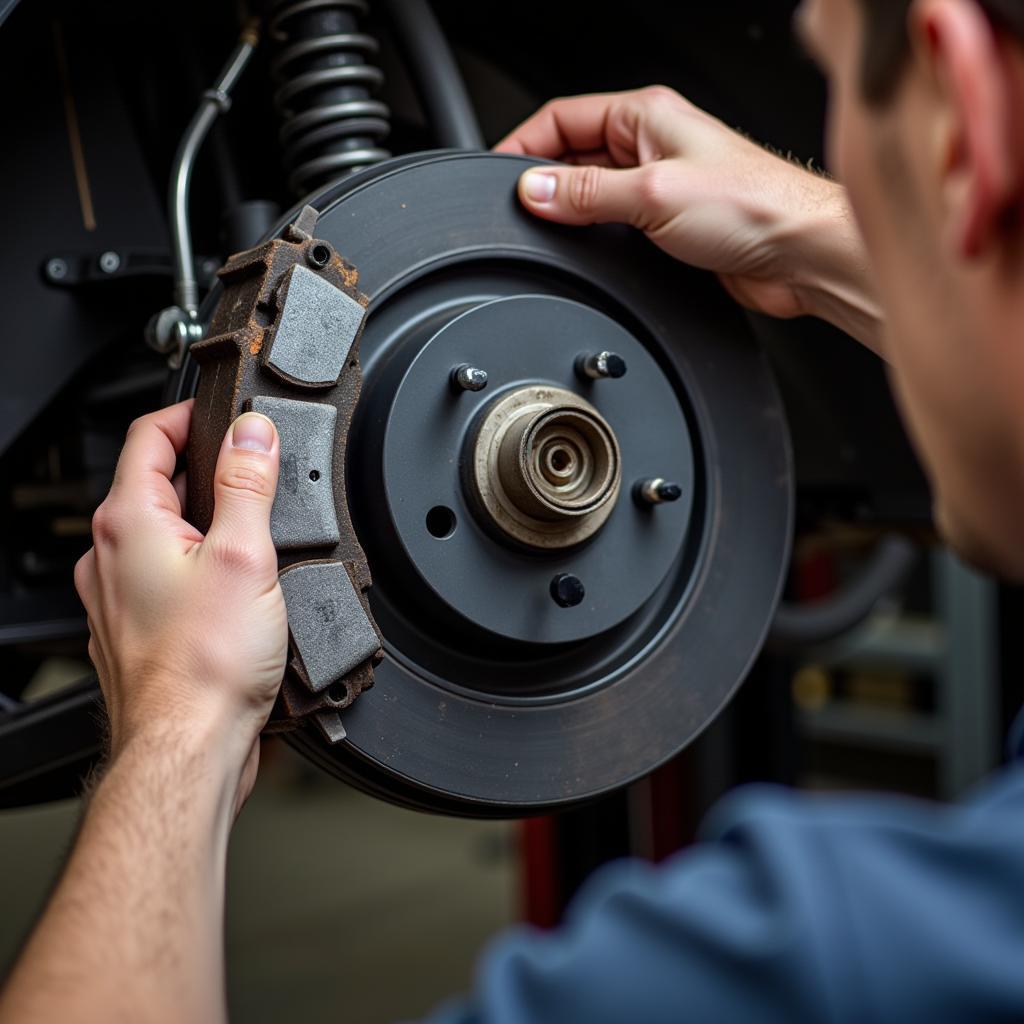 Car Brake Pad Replacement