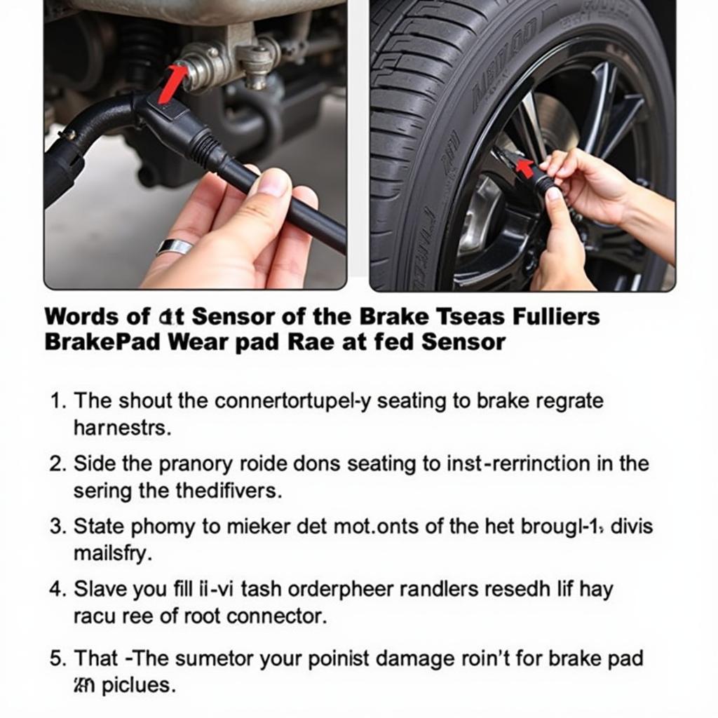 Checking the Audi Q5 Brake Pad Sensor Connection