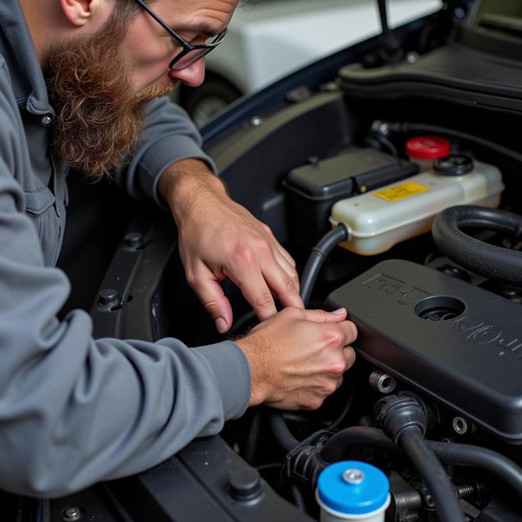 Checking Brake Fluid Levels 