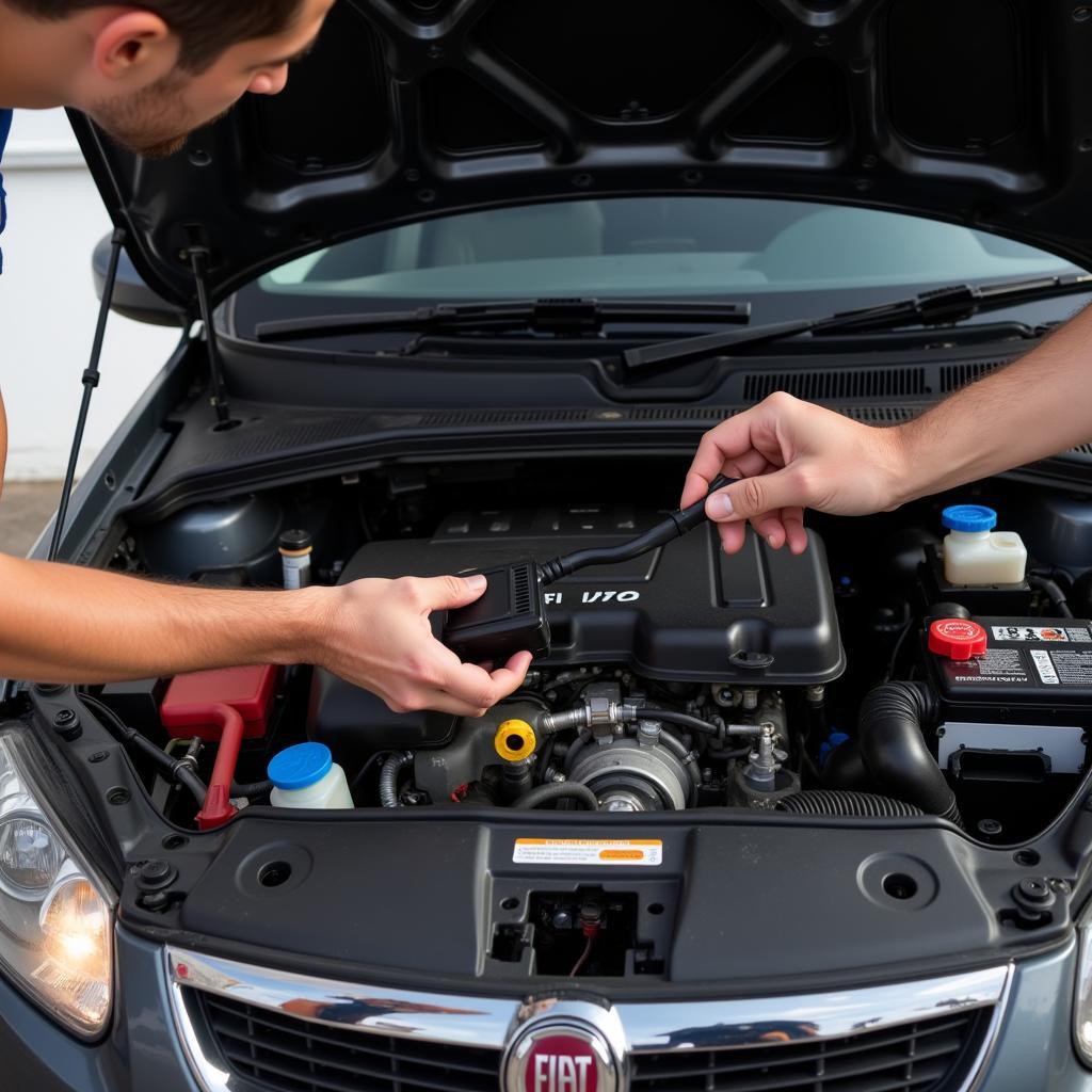 Checking Brake Fluid Fiat Tipo