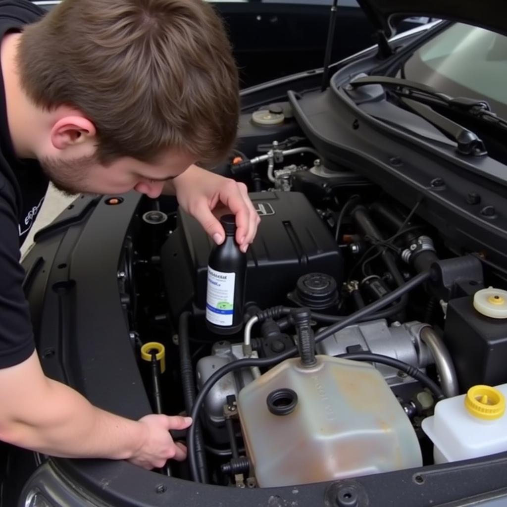 Checking Brake Fluid in a Honda Accord