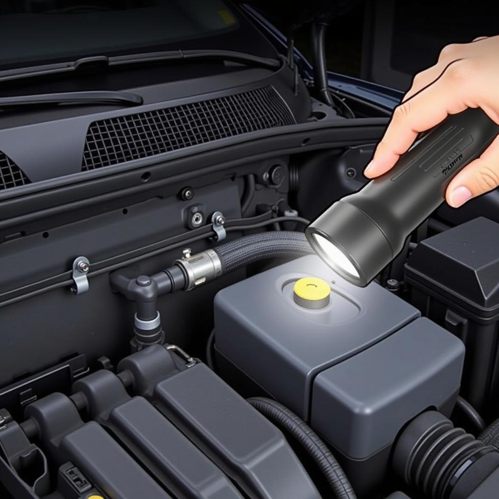 Checking Brake Fluid Level in Audi A4