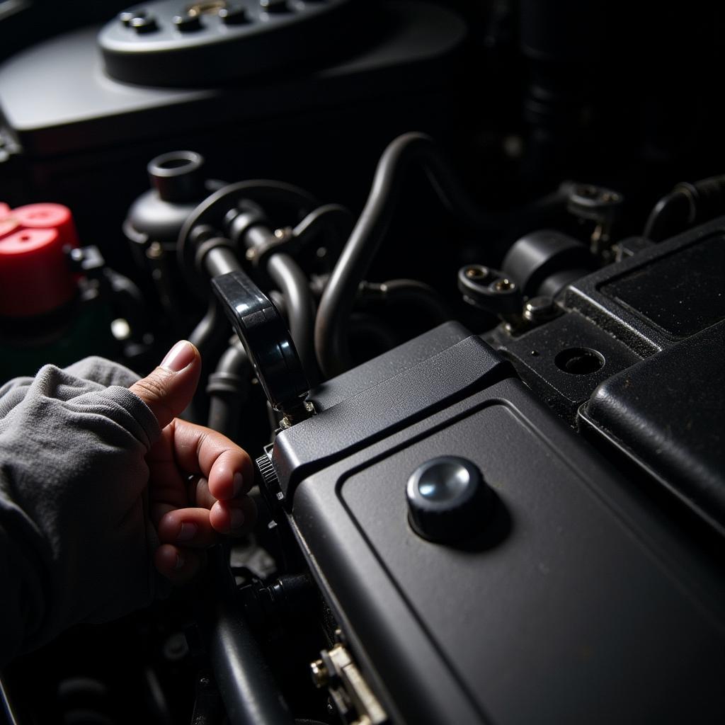 Checking Brake Fluid Level in a Mercedes