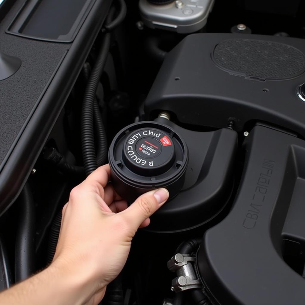 Checking Brake Fluid Level in a Mercedes